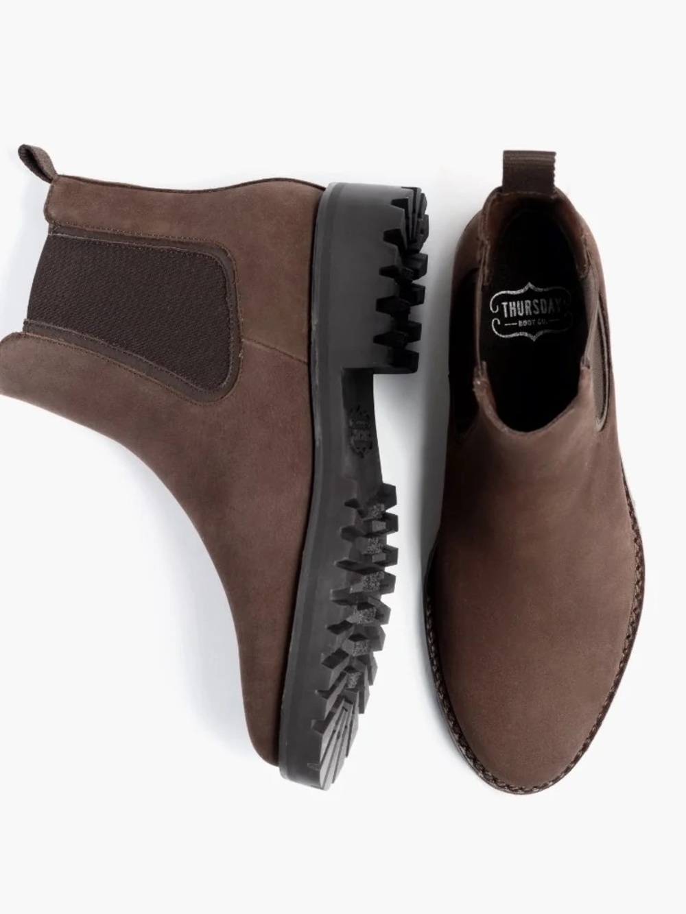 Thursday Boot Co. | Everyday Legend Chelsea Boot Truffle Brown Nubuck Sz. 8.5